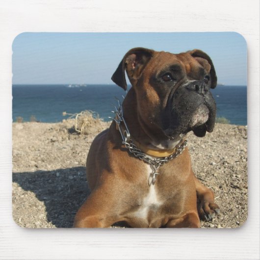 Cute Boxer Dog Muismat (Voorkant)