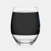 Cute Boxer Halloween Jack O Lantern Pumpkin Face S Wijnglas Zonder Voet (Rechts)