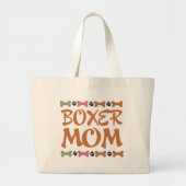 Cute Boxer Ma Gift T-shirt Grote Tote Bag (Voorkant)