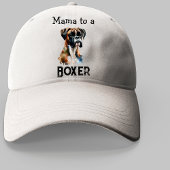 Cute Boxer Mama Brown personalize Trucker Pet