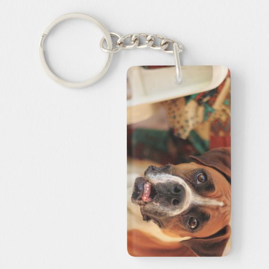 Cute Boxer Sleutelhanger (Voorkant)