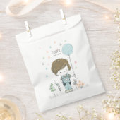 Cute Boy avec Balloon Anniversaire Sacs (Coupé)