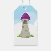 Cute Boy Dragon 1st Birthday Cadeaulabel (Achterkant)