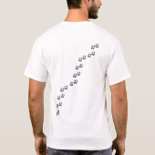 Cute Boy Goat met Bowtie T-shirt (Achterkant)