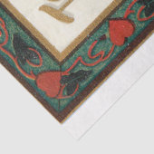 Cute Boy met Valentijn Heart Tissuepapier (Detail)