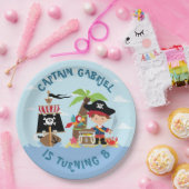 Cute Boy Pirate Party Paper Bord (Feest)