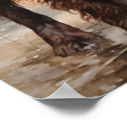 Cute Boykin Spaniel Dog Art Imprimer Poster (Coin)