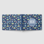 Cute Boys Space Motif Baby shower d'invité Livre d (Complet)