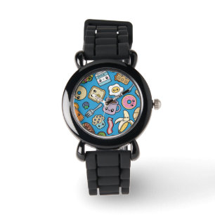 Cute Breakfast Food Horloge