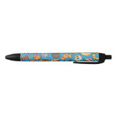 Cute Breakfast Food Zwarte Inkt Pen (Bodem)