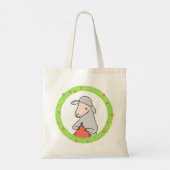 Cute breitting Sheep Happy Sheep breitter gift Tote Bag (Achterkant)