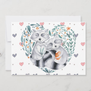 Cute briefkaart. feestdagenkaart