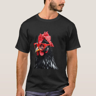 Cute Bril Kip grappige Moeder Moederdag voor vrouw T-shirt