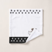 Cute Brindle Boxer Puppy - Thleed Bathroom Decor Bad Handdoek (Wasdoekje)