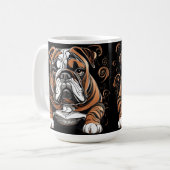 Cute British BullDog Coffee Mug (Devant gauche)