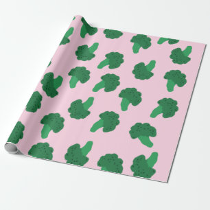Cute Broccoli Wrapping Paper Cadeaupapier