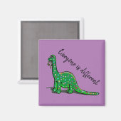 Cute Brontosaurus Dinosaure Magnet (Recto/Verso)