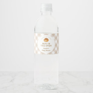 Cute Broodje In De Oven Baby Shower Waterfles Etiket