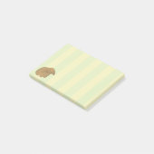 Cute Brown Bunny Post-it® Notes (Schuin)
