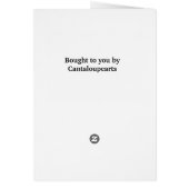 Cute Brown Cartoon Dog age (Achterkant)