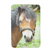 CUTE BROWN PONY BADMAT (Voorkant Verticaal)