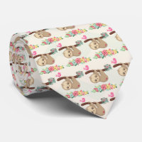 Cute Brown-sleuf onderaan patroon