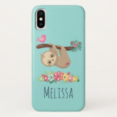 Cute Brown-sleuf ondersteboven Case-Mate iPhone Case (Achterkant)