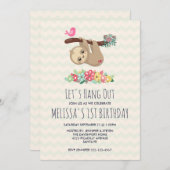 Cute Brown-sleuf ondersteboven Kaart (Voorkant / Achterkant)