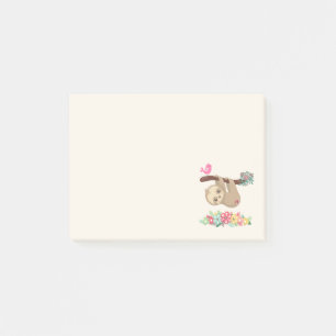 Cute Brown-sleuf ondersteboven Post-it® Notes