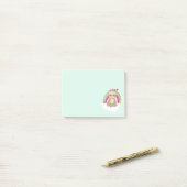 Cute Brown Sloth, Meditating on a Cloud Post-it® Notes (Op bureau)