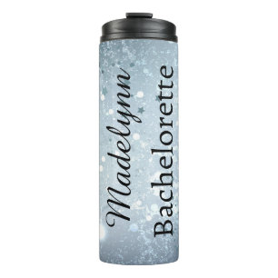 Cute Bubble Blue Specialized Bridesmaid Thermal Thermosbeker