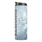 Cute Bubble Blue Specialized Bridesmaid Thermal Thermosbeker (Geroteerd rechts)