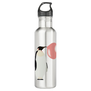 Cute Bubble Gum Penguin Blowble Bubble Waterfles