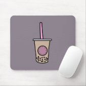 Cute bubble tea muismat (Met muis)