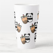 Cute Bubble Tea & Panda Beer Latte Mok (Voorkant)