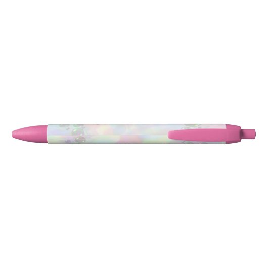 Cute Bubbles Dog Paw Grooming Service Zwarte Inkt Pen (Achterkant)
