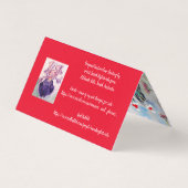 Cute Budgie Joyeux Noël de nous Tous Jeu de cartes (Back)