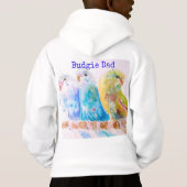 Cute Budgie Watercolor Painting Budgies Dad (Dos)