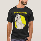 Cute Buff Cocker Spaniel T-shirt (Voorkant)