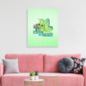Cute Bug Canvas Afdruk (Insitu (Woonkamer))