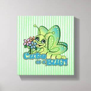 Cute Bug Canvas Afdruk