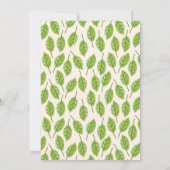 Cute Bug Ladybug Buttefly Kids 1st Birthday Party Kaart (Achterkant)