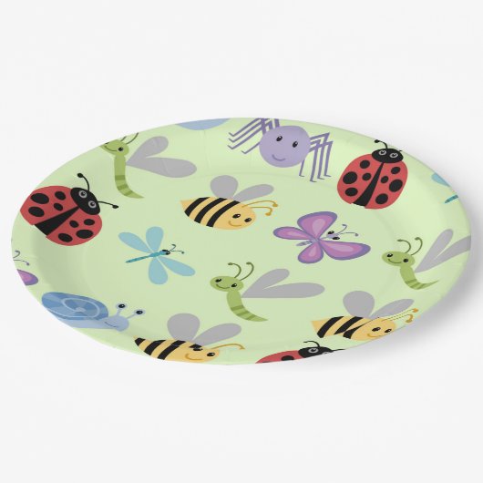 Cute Bug Paper Borden Papieren Bordje (Gekanteld)