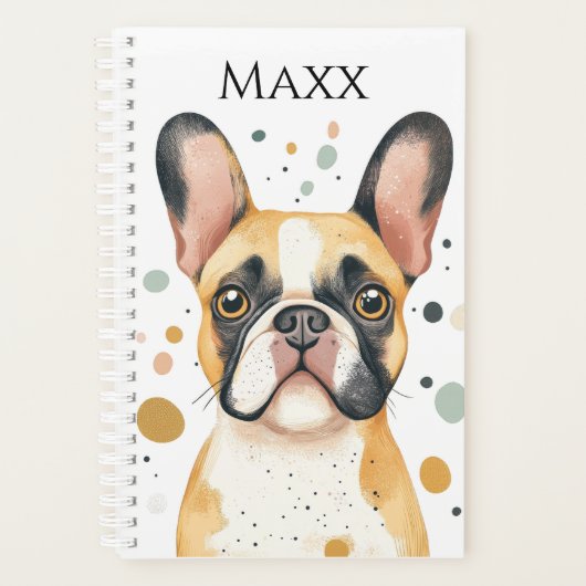 Cute Bulldog 2026 Planner Book | Funny Bulldog (Devant)