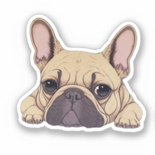 Cute Bulldog Sticker