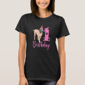 Cute Bullmastiff 1Th Birthday T-shirt (Voorkant)