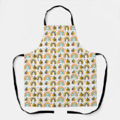 Cute Bumble Bee and Rainbows Pattern Schort (Voorkant)