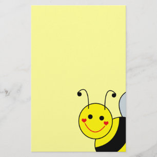 Cute Bumble Bee Briefpapier