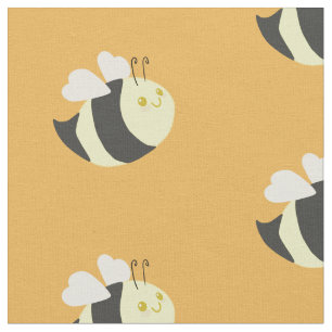 Cute Bumble Bee Fabric Stof