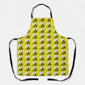 Cute Bumble Bee Pattern Yellow Schort (Voorkant)